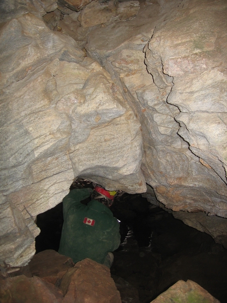 P. Lake Cave in Ontario.