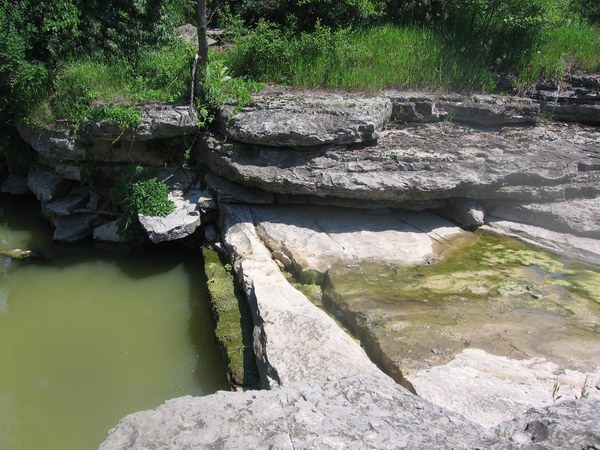 Bedrock near Lake Erie