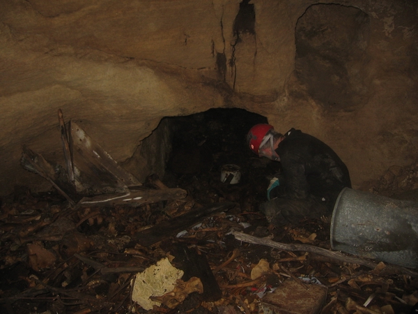 Side passage, Death Bell Cave.