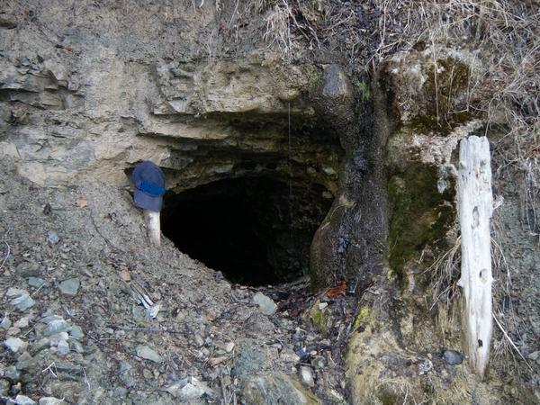 gypsum mine entrance