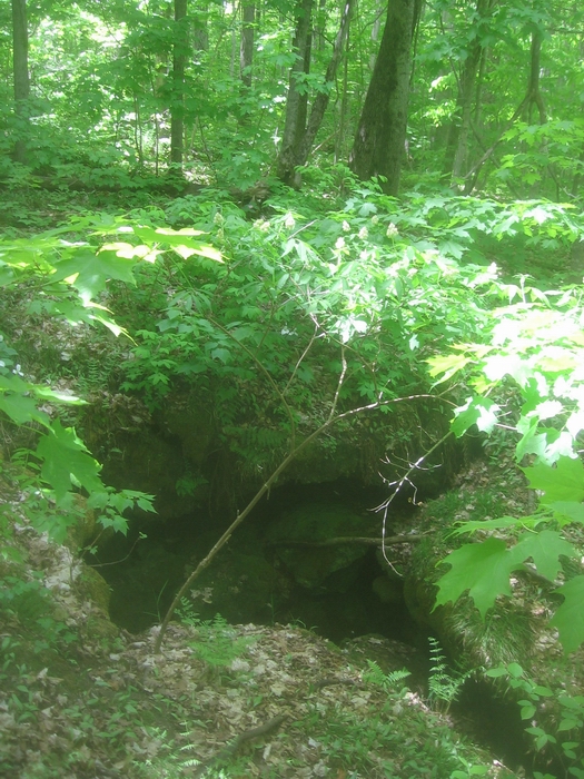 Porillium cave in ontario canada.